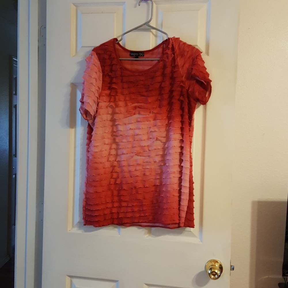 Ruffled blouse